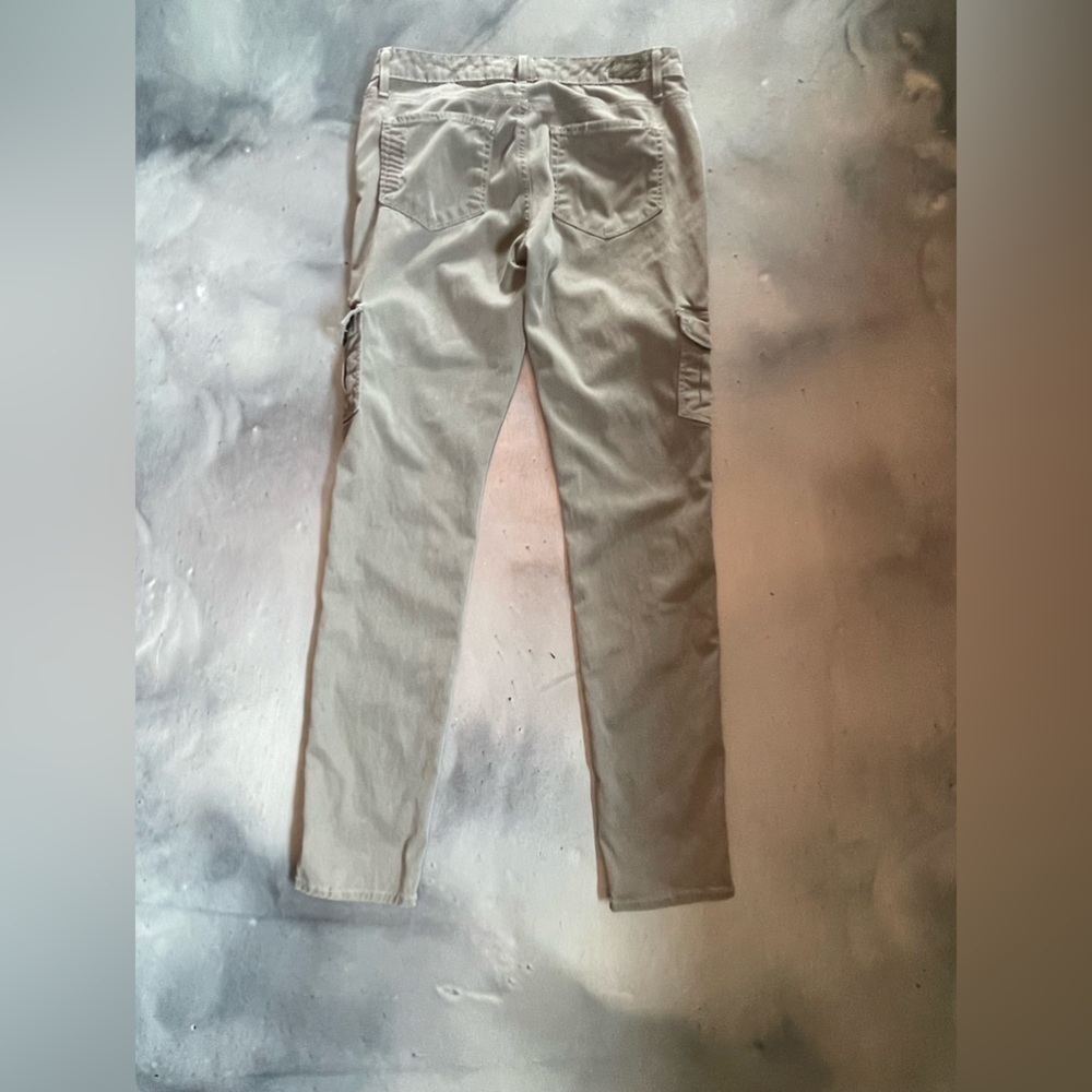 Paige Premium Denim “Venice” Women’s Chinos Size 26 Olive Skinny - Picture 5 of 7